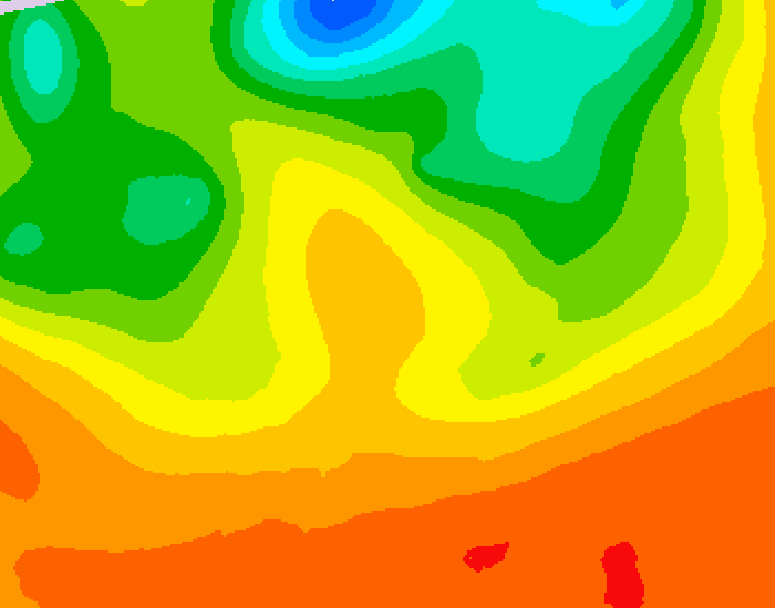 GDPS 500 millibar geopotential height 108 hour forecast chart for Canada based on 2026/06/29 1200Z data