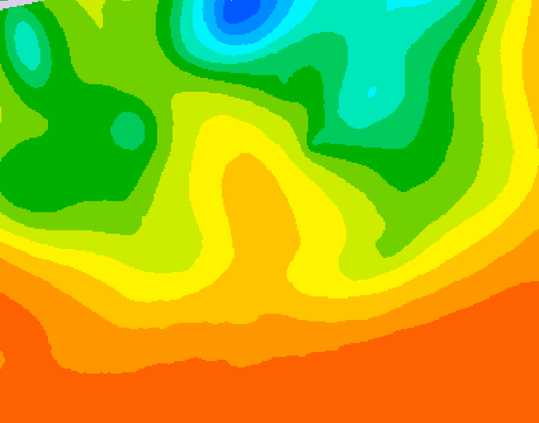 GDPS 500 millibar geopotential height 114 hour forecast chart for Canada based on 2026/06/29 1200Z data