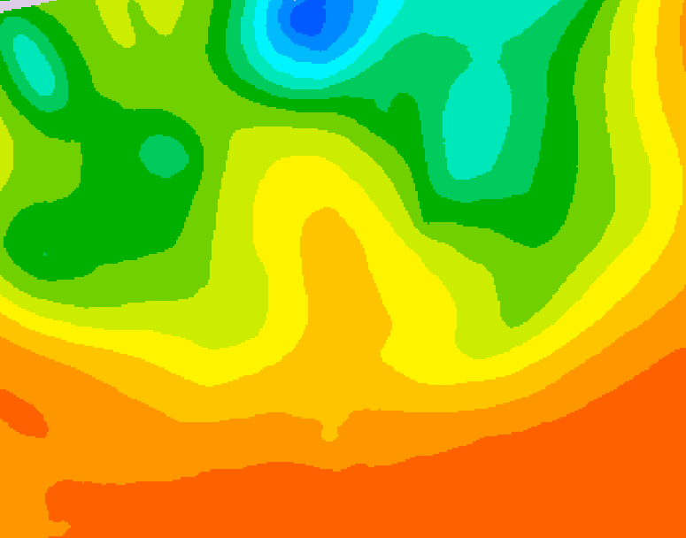 GDPS 500 millibar geopotential height 120 hour forecast chart for Canada based on 2026/06/29 1200Z data