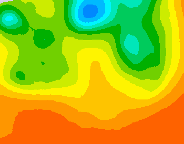 GDPS 500 millibar geopotential height 138 hour forecast chart for Canada based on 2026/06/29 1200Z data