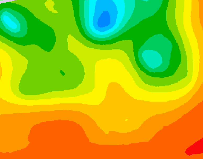 GDPS 500 millibar geopotential height 150 hour forecast chart for Canada based on 2026/06/29 1200Z data