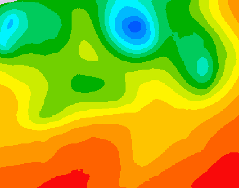 GDPS 500 millibar geopotential height 174 hour forecast chart for Canada based on 2026/06/29 1200Z data