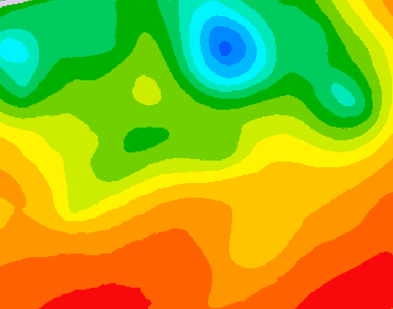 GDPS 500 millibar geopotential height 186 hour forecast chart for Canada based on 2026/06/29 1200Z data