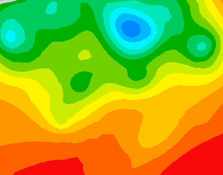 GDPS 500 millibar geopotential height 198 hour forecast chart for Canada based on 2026/06/29 1200Z data
