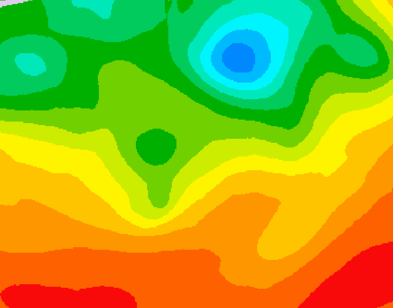 GDPS 500 millibar geopotential height 216 hour forecast chart for Canada based on 2026/06/29 1200Z data