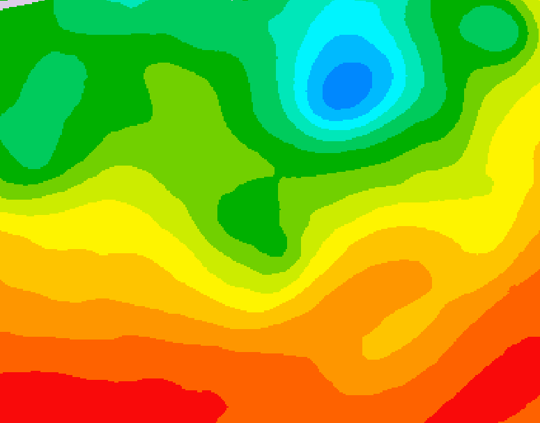 GDPS 500 millibar geopotential height 234 hour forecast chart for Canada based on 2026/06/29 1200Z data