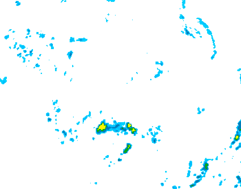 GDPS precipitation 018 hour forecast chart for Canada based on 2026/06/29 1200Z data