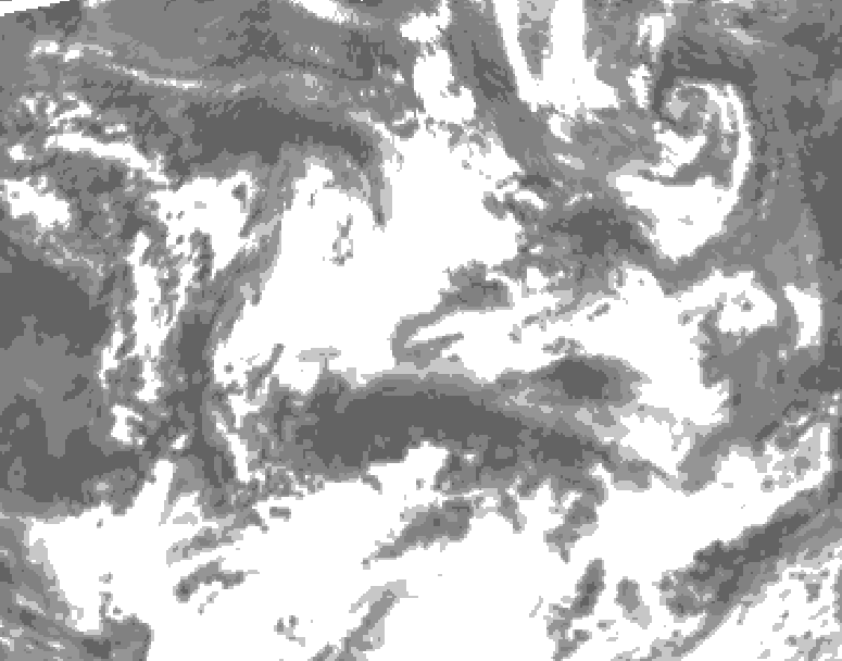 GDPS total cloud 024 hour forecast chart for Canada based on 2026/06/29 1200Z data
