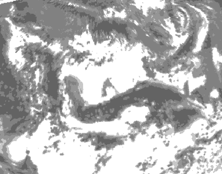 GDPS total cloud 048 hour forecast chart for Canada based on 2026/06/29 1200Z data