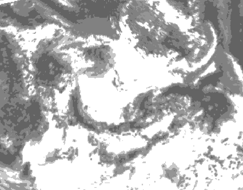 GDPS total cloud 078 hour forecast chart for Canada based on 2026/06/29 1200Z data