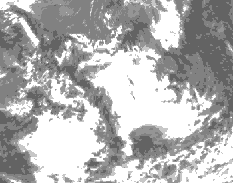 GDPS total cloud 144 hour forecast chart for Canada based on 2026/06/29 1200Z data