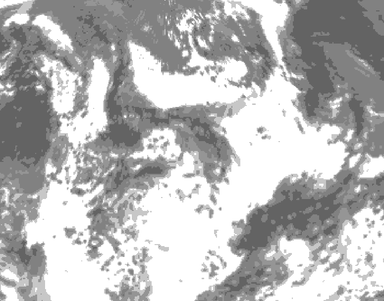 GDPS total cloud 180 hour forecast chart for Canada based on 2026/06/29 1200Z data
