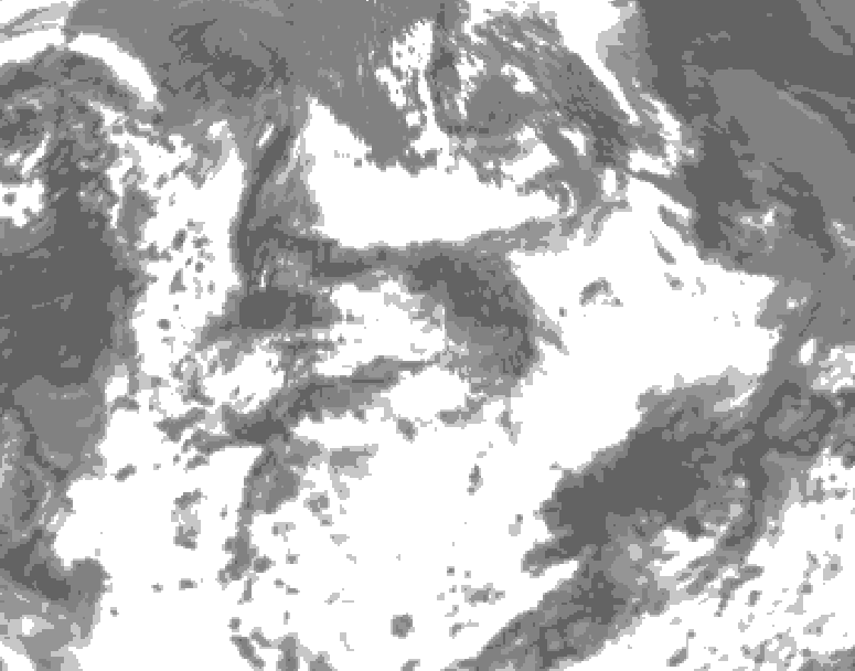 GDPS total cloud 186 hour forecast chart for Canada based on 2026/06/29 1200Z data