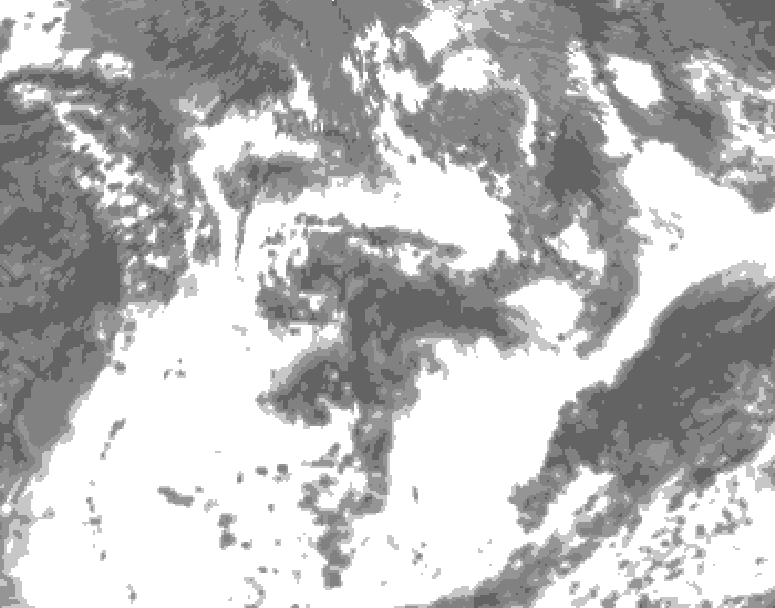 GDPS total cloud 216 hour forecast chart for Canada based on 2026/06/29 1200Z data