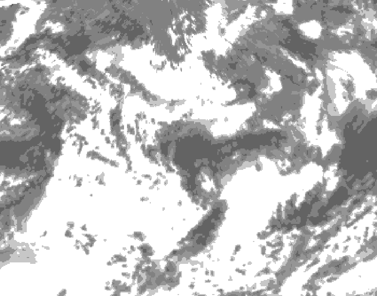 GDPS total cloud 234 hour forecast chart for Canada based on 2026/06/29 1200Z data