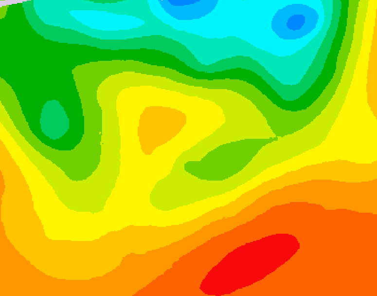 GDPS 500 millibar geopotential height 048 hour forecast chart for Canada based on 2026/06/30 0000Z data