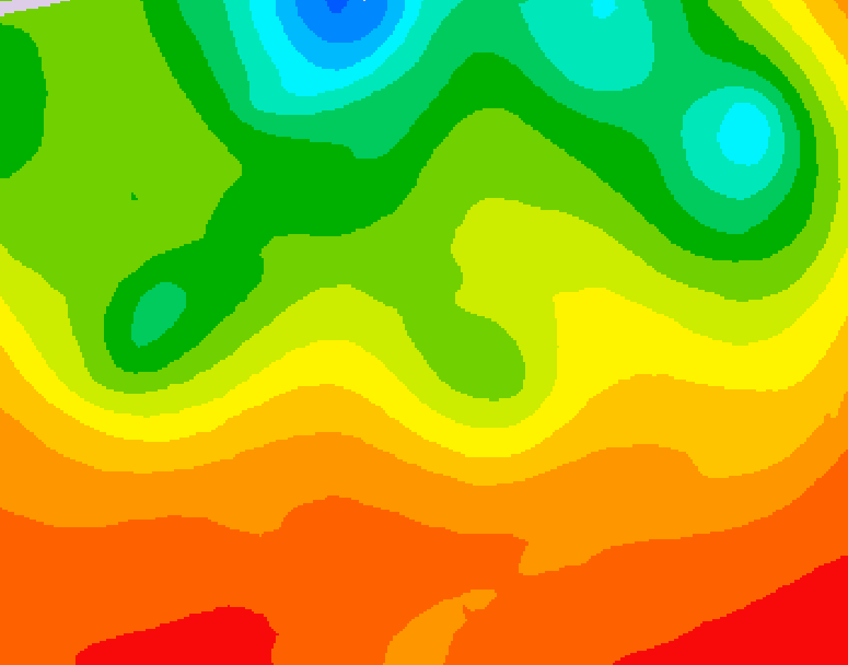 GDPS 500 millibar geopotential height 192 hour forecast chart for Canada based on 2026/06/30 0000Z data