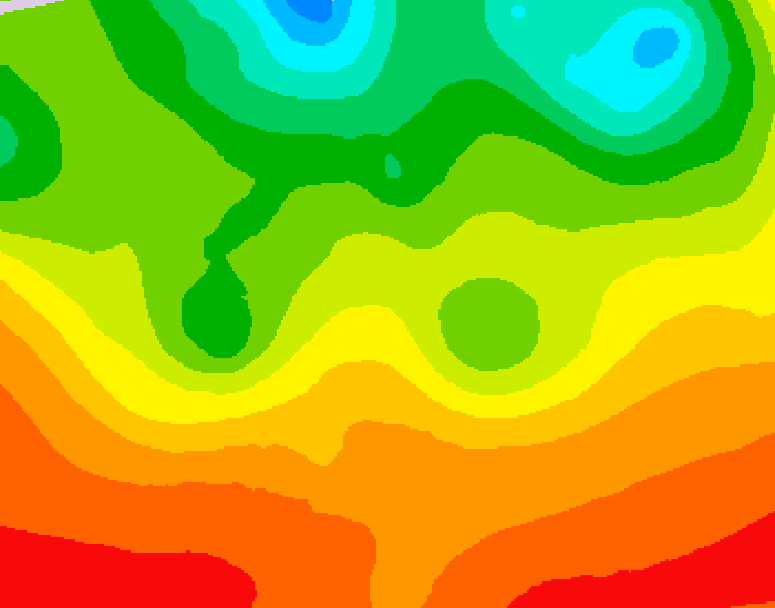 GDPS 500 millibar geopotential height 216 hour forecast chart for Canada based on 2026/06/30 0000Z data