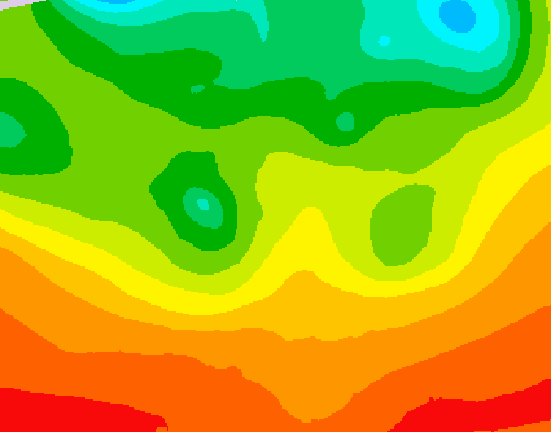 GDPS 500 millibar geopotential height 240 hour forecast chart for Canada based on 2026/06/30 0000Z data