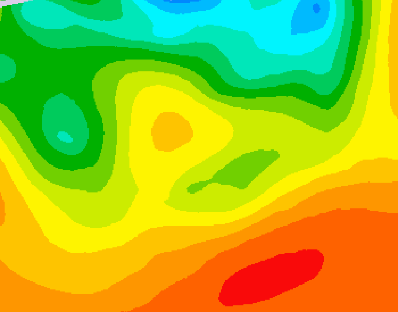 GDPS 500 millibar geopotential height 048 hour forecast chart for Canada based on 2026/06/30 1200Z data