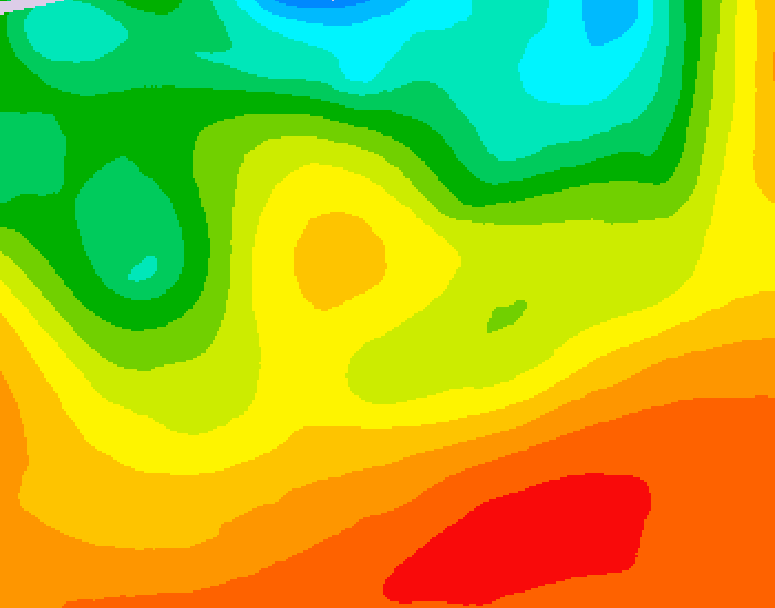GDPS 500 millibar geopotential height 054 hour forecast chart for Canada based on 2026/06/30 1200Z data