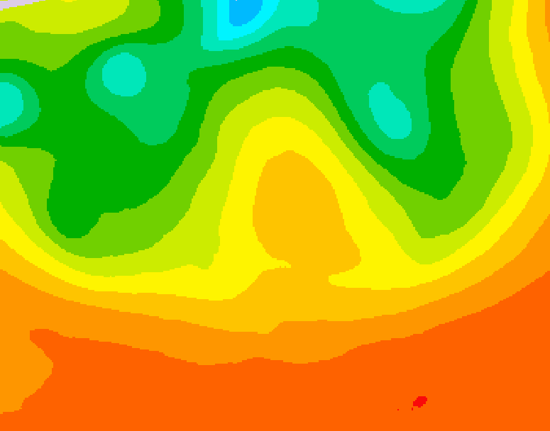 GDPS 500 millibar geopotential height 102 hour forecast chart for Canada based on 2026/06/30 1200Z data
