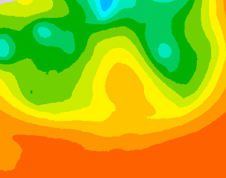 GDPS 500 millibar geopotential height 108 hour forecast chart for Canada based on 2026/06/30 1200Z data