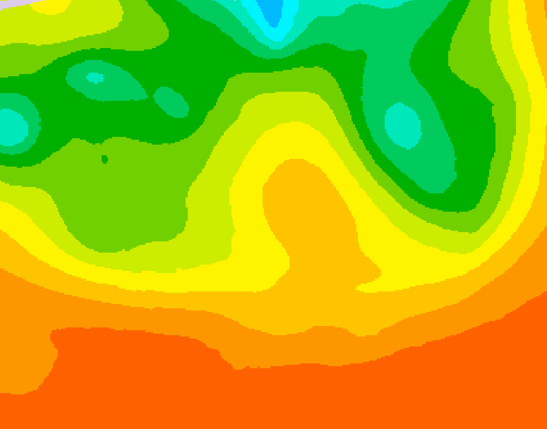 GDPS 500 millibar geopotential height 114 hour forecast chart for Canada based on 2026/06/30 1200Z data