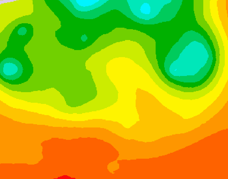 GDPS 500 millibar geopotential height 138 hour forecast chart for Canada based on 2026/06/30 1200Z data