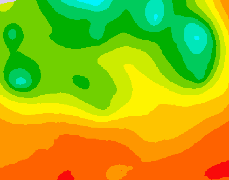 GDPS 500 millibar geopotential height 156 hour forecast chart for Canada based on 2026/06/30 1200Z data