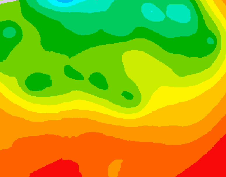 GDPS 500 millibar geopotential height 180 hour forecast chart for Canada based on 2026/06/30 1200Z data