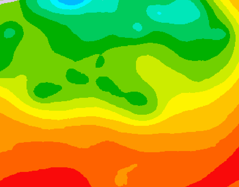 GDPS 500 millibar geopotential height 186 hour forecast chart for Canada based on 2026/06/30 1200Z data