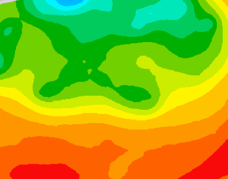 GDPS 500 millibar geopotential height 192 hour forecast chart for Canada based on 2026/06/30 1200Z data