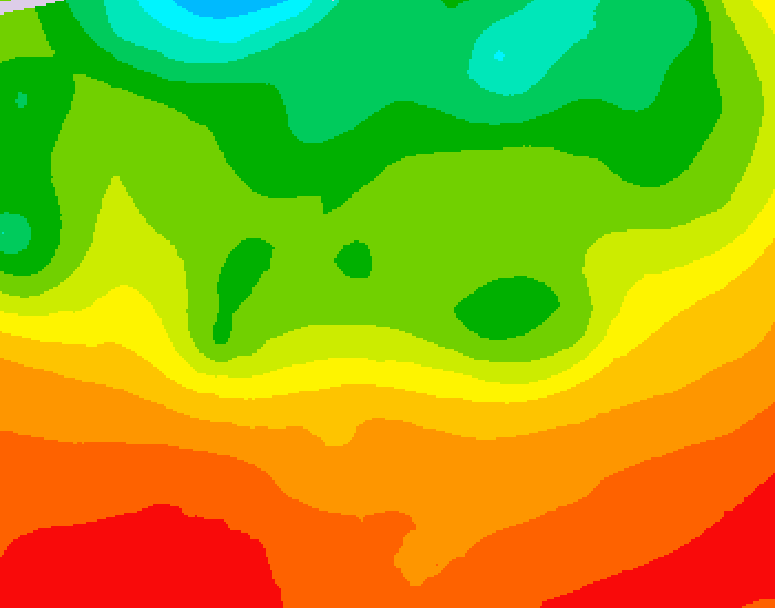 GDPS 500 millibar geopotential height 204 hour forecast chart for Canada based on 2026/06/30 1200Z data