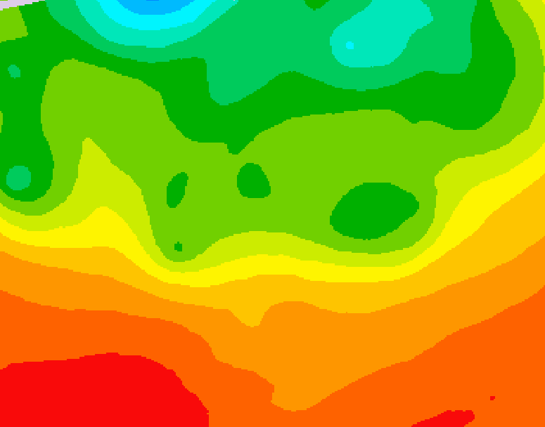 GDPS 500 millibar geopotential height 210 hour forecast chart for Canada based on 2026/06/30 1200Z data