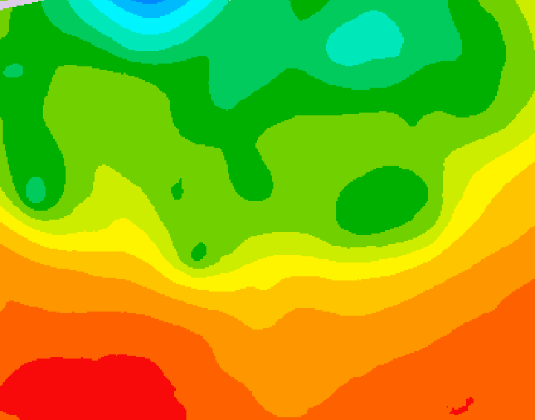 GDPS 500 millibar geopotential height 216 hour forecast chart for Canada based on 2026/06/30 1200Z data