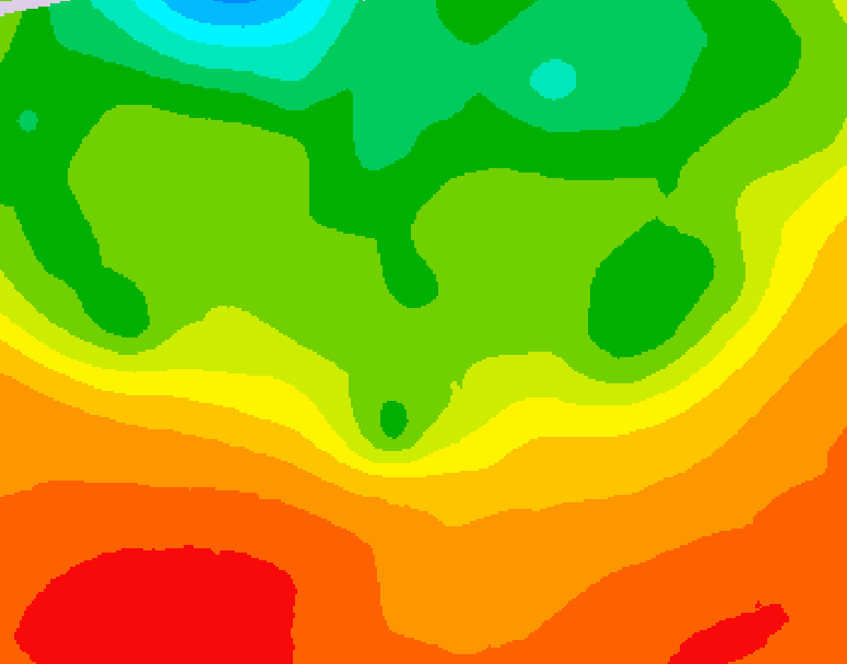 GDPS 500 millibar geopotential height 228 hour forecast chart for Canada based on 2026/06/30 1200Z data