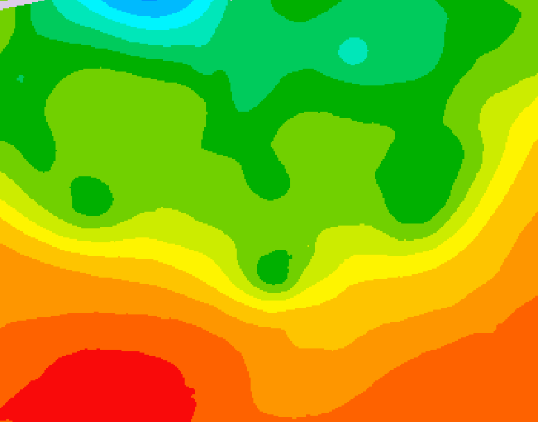GDPS 500 millibar geopotential height 234 hour forecast chart for Canada based on 2026/06/30 1200Z data