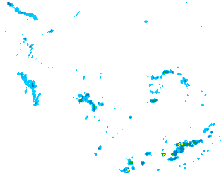 GDPS precipitation 216 hour forecast chart for Canada based on 2026/06/30 1200Z data