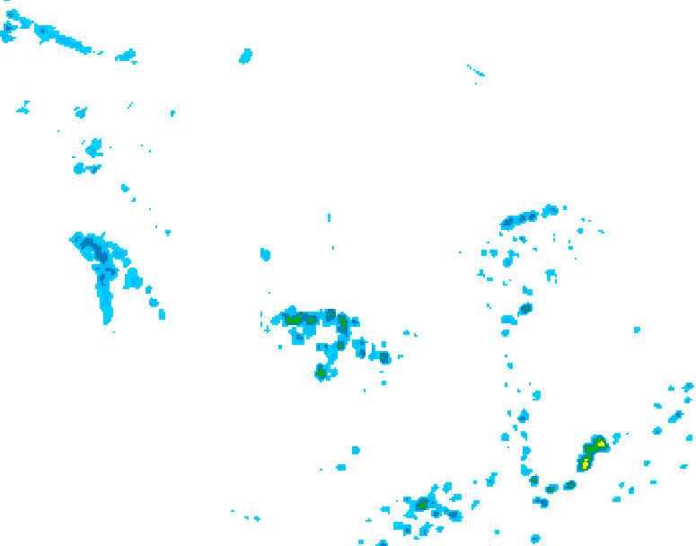 GDPS precipitation 222 hour forecast chart for Canada based on 2026/06/30 1200Z data