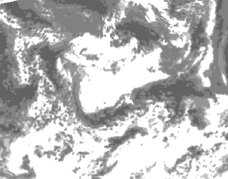 GDPS total cloud 048 hour forecast chart for Canada based on 2026/06/30 0000Z data