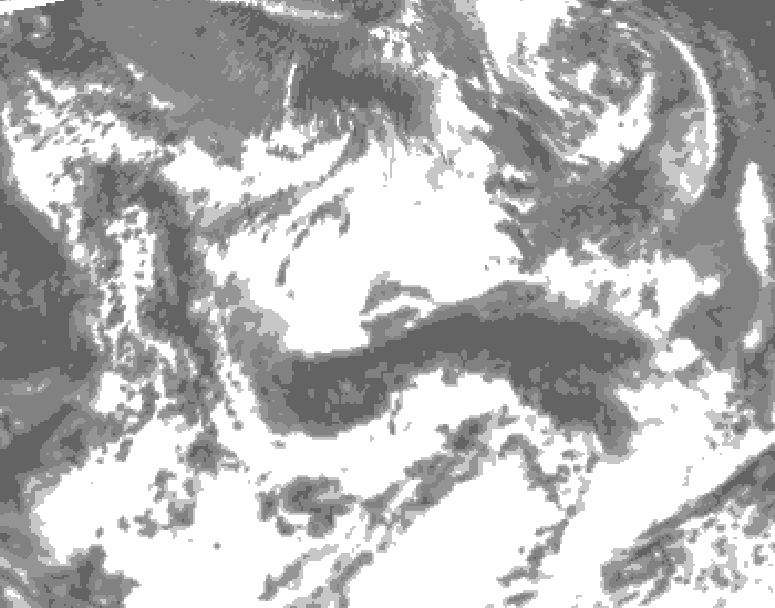 GDPS total cloud 018 hour forecast chart for Canada based on 2026/06/30 1200Z data