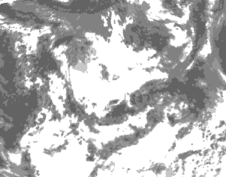 GDPS total cloud 048 hour forecast chart for Canada based on 2026/06/30 1200Z data