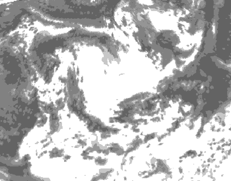 GDPS total cloud 066 hour forecast chart for Canada based on 2026/06/30 1200Z data
