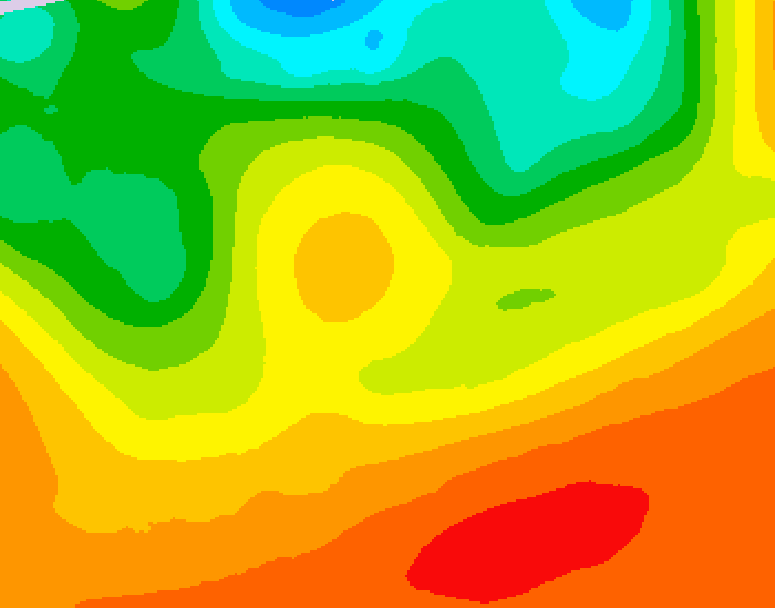 GDPS 500 millibar geopotential height 048 hour forecast chart for Canada based on 2026/07/01 0000Z data