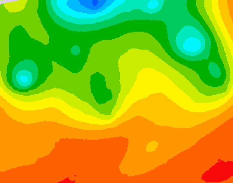 GDPS 500 millibar geopotential height 144 hour forecast chart for Canada based on 2026/07/01 0000Z data