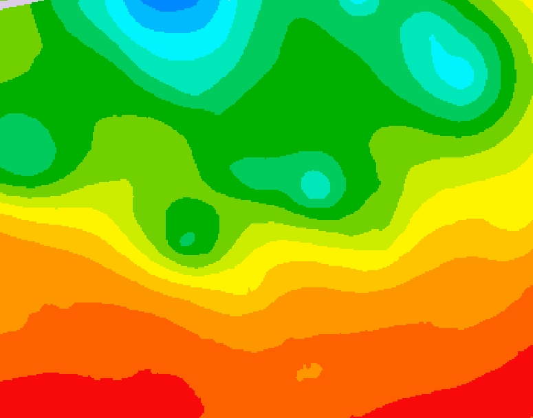 GDPS 500 millibar geopotential height 192 hour forecast chart for Canada based on 2026/07/01 0000Z data