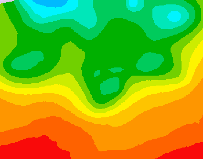 GDPS 500 millibar geopotential height 216 hour forecast chart for Canada based on 2026/07/01 0000Z data