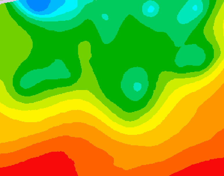 GDPS 500 millibar geopotential height 234 hour forecast chart for Canada based on 2026/07/01 0000Z data