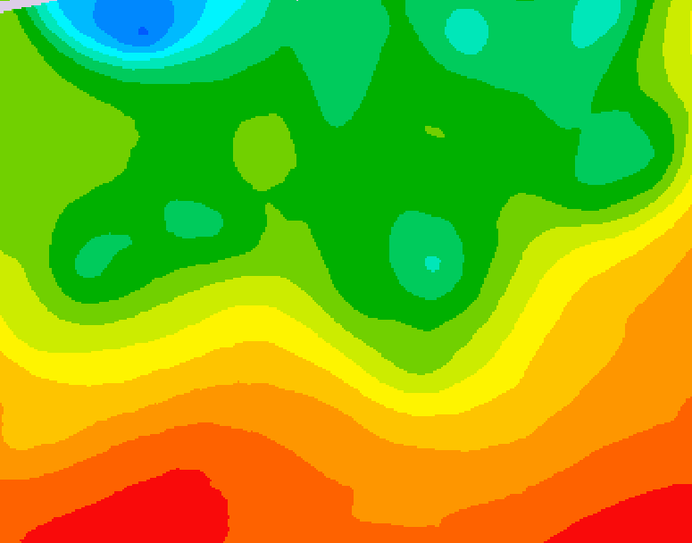 GDPS 500 millibar geopotential height 240 hour forecast chart for Canada based on 2026/07/01 0000Z data